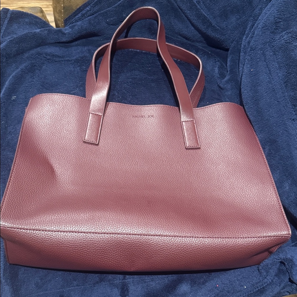 Rachel Zoe Deep Burgundy Tote Bag